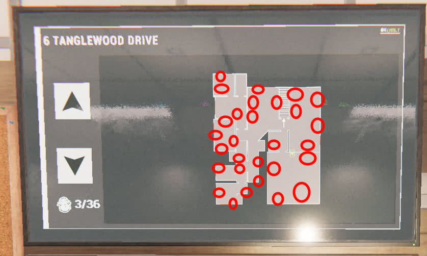 Все танцующие снеговики в Tanglewood Drive (Тэнглвуд-Драйв) в Фазмофобии