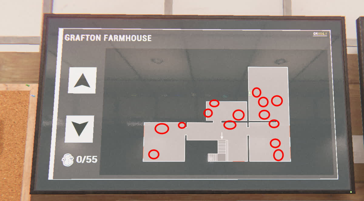 Все танцующие снеговики в Grafton Farmhouse (Ферме Графтон) в Фазмофобии