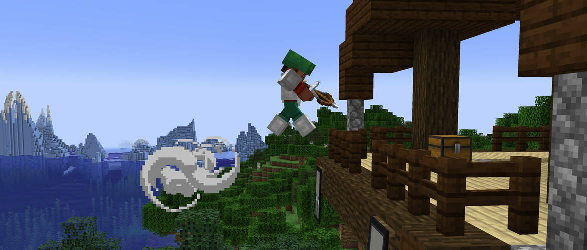 Для Minecraft вышел снапшот 24w06a с ветровыми зарядами