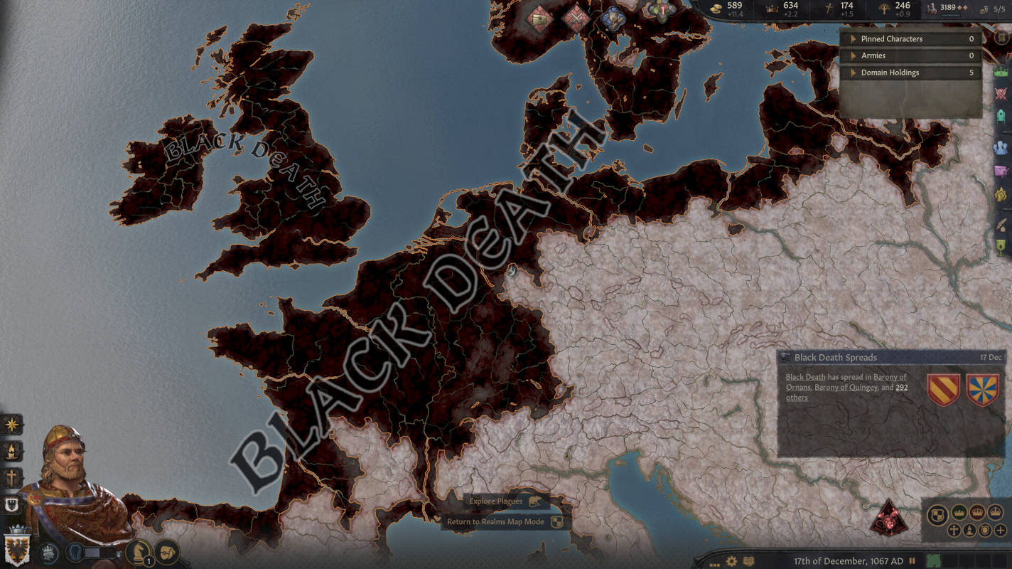 Для стратегии Crusader Kings 3 вышло DLC Legends of the Dead