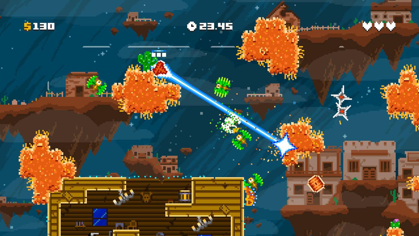 Экшн Astro Duel 2 бесплатно раздают в Epic Games Store
