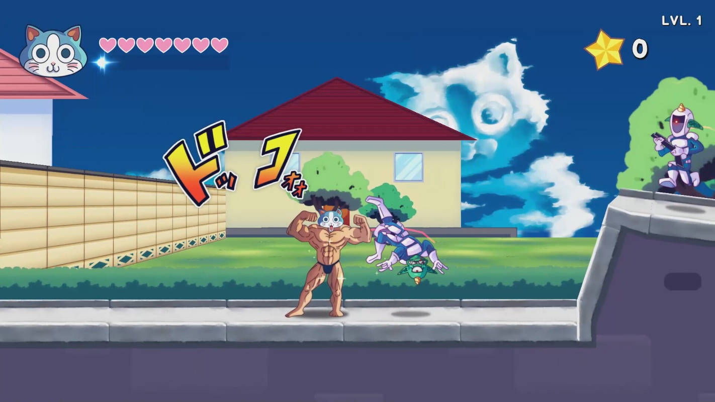 Вышел KinnikuNeko: SUPER MUSCLE CAT – платформер про кота-культуриста