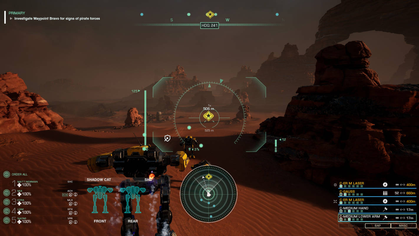 Симулятор меха MechWarrior 5: Clans получил ролики с геймплеем