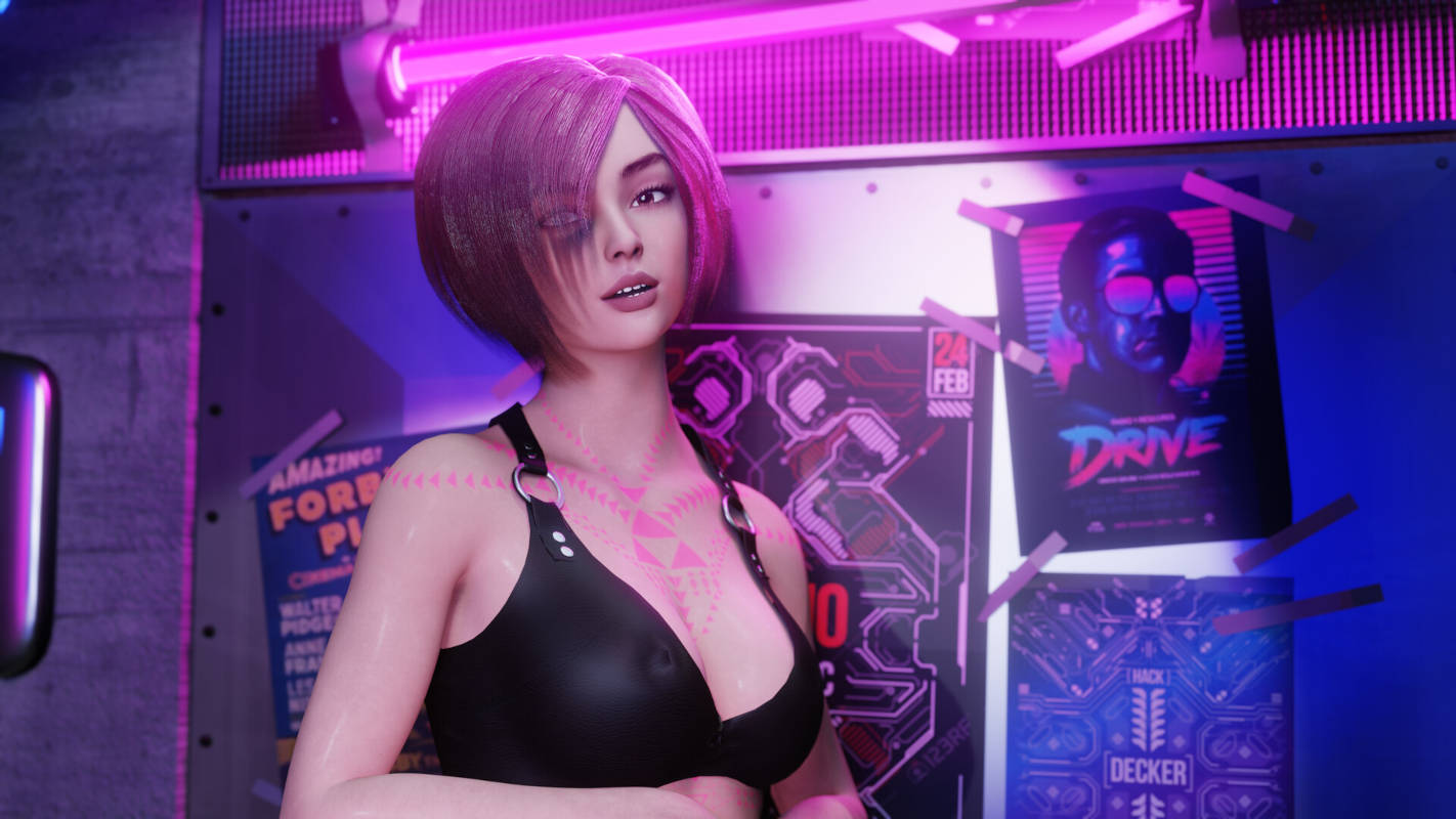 [18+] Вышла Cybersex: Lust Story – визуальная новелла для взрослых