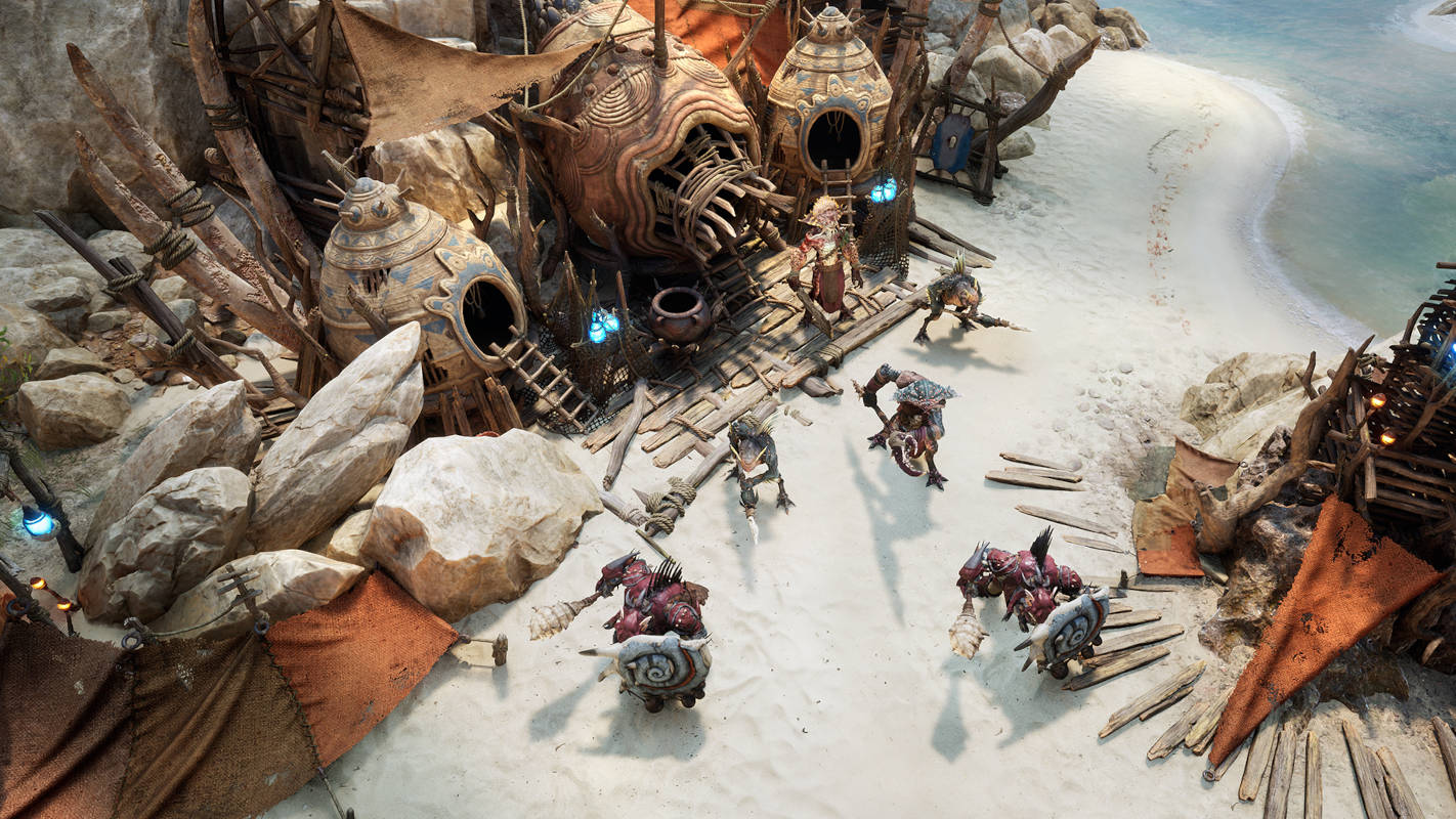Авторы Titan Quest 2 показали скриншоты и арты рыболюдей-ихтианцев