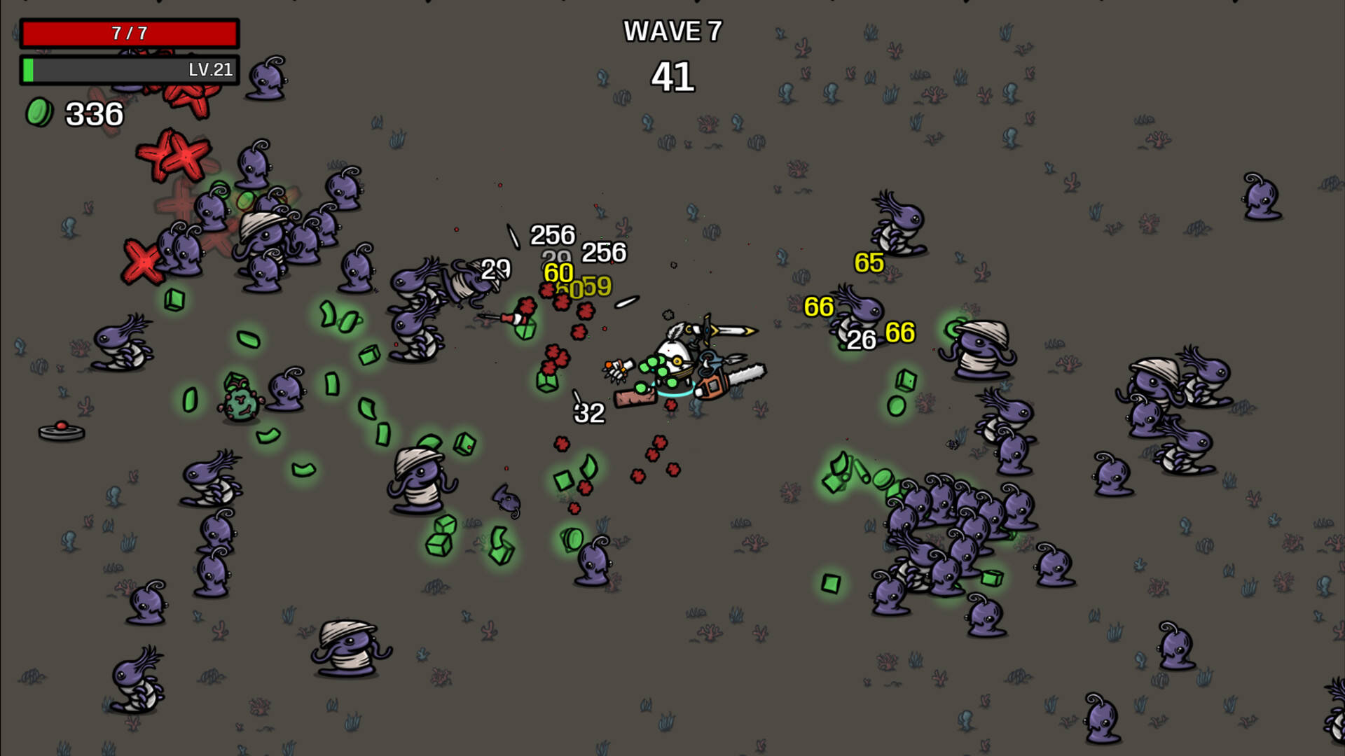 Летом для рогалика Brotato выйдет дополнение Abyssal Terrors