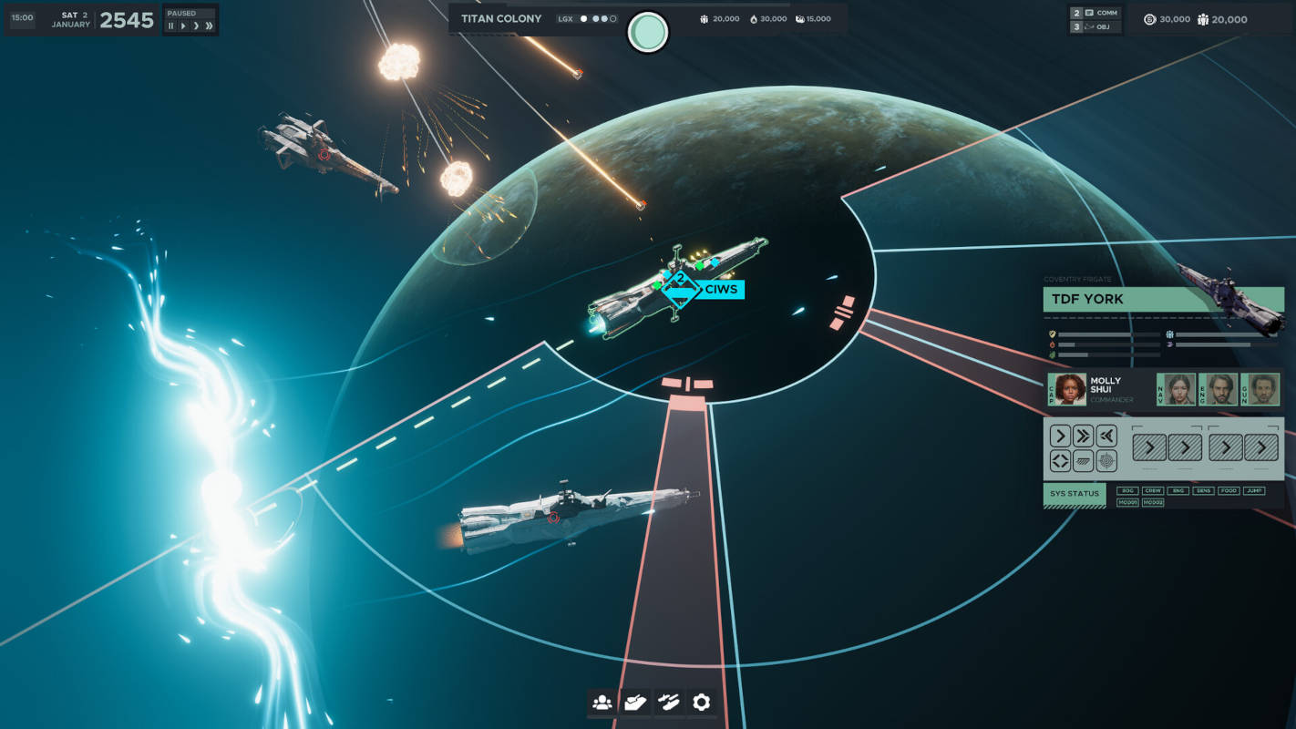 Космическая стратегия Falling Frontier получила трейлер с геймплеем
