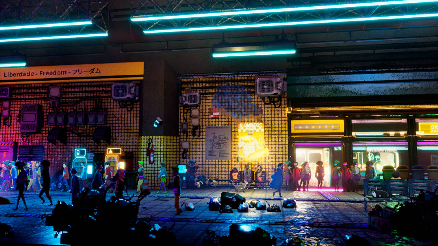 Анонсирована Sky Dust – киберпанковская экшн-метроидвания