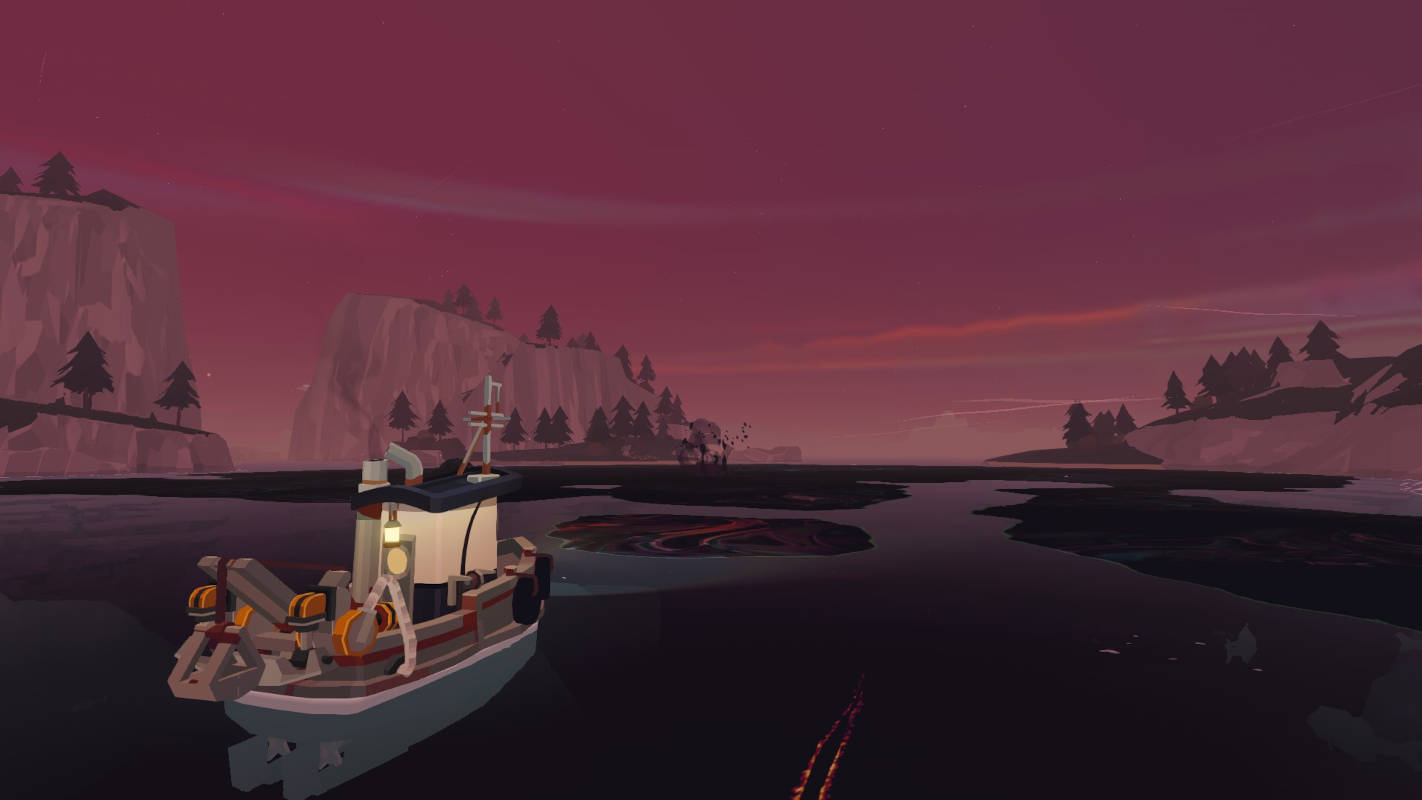 Рыболовный хоррор DREDGE получит DLC The Iron Rig в августе