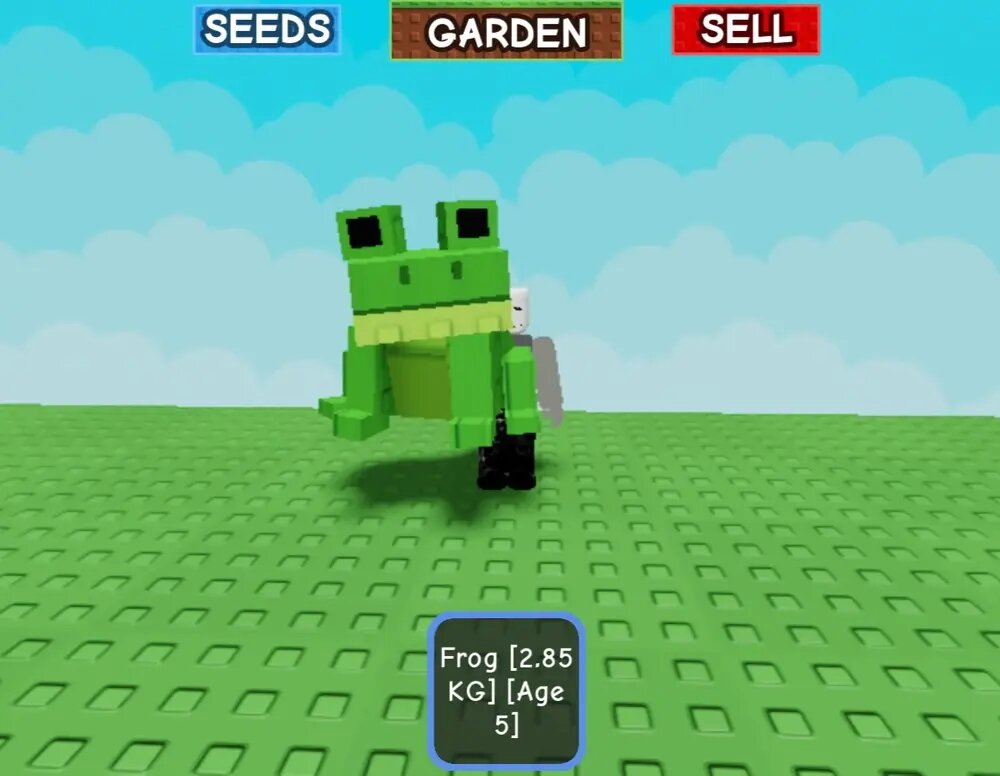 Лягушка в Roblox Grow a Garden
