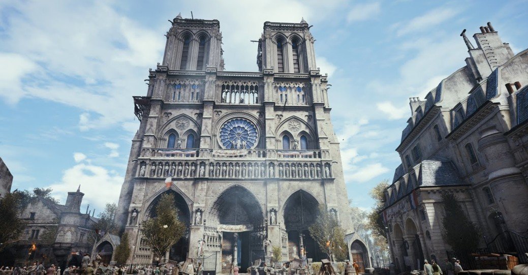 Восстановлению Нотр-Дама может помочь Assassins Creed Unity