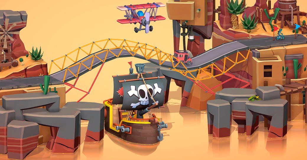 Poly Bridge 3 – на ПК состоялся выход симулятора мостостроения