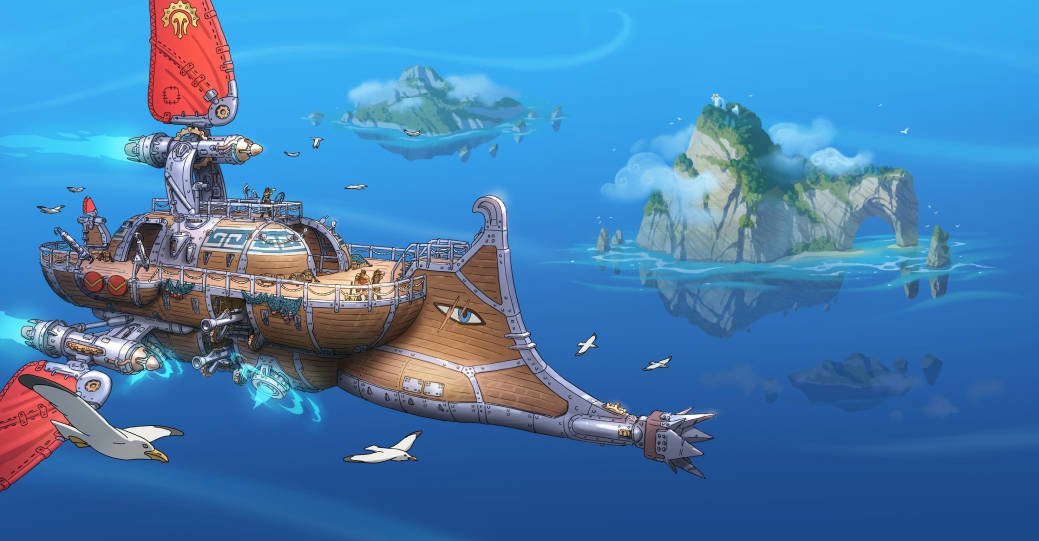 Анонсирована Echoes of Elysium – RPG-выживач про летающие корабли