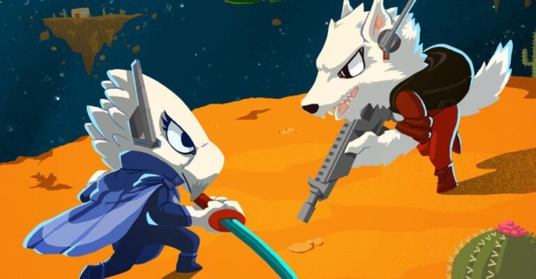 Экшн Astro Duel 2 можно бесплатно забрать в Epic Games Store