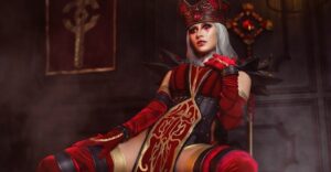 Правильный косплей на Салли Вайтмейн из World of Warcraft