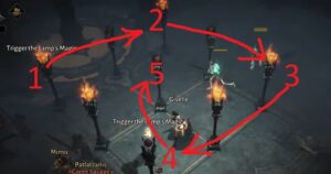 Зажгите все 9 ламп одновременно в Diablo Immortal