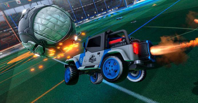 Тираннозавры пришли в Rocket League