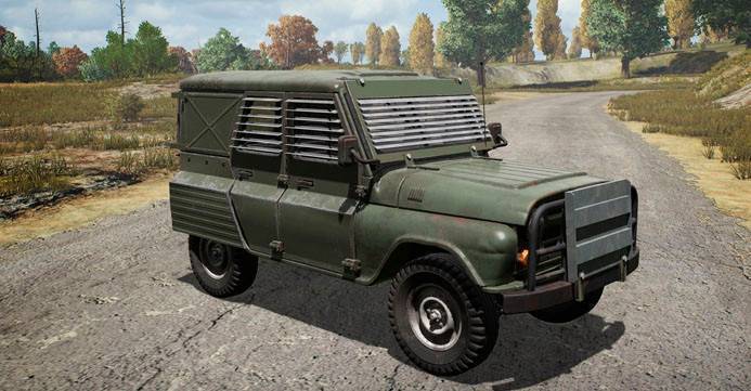 Дождь из бронированных УАЗов в Playerunknown’s Battlegrounds