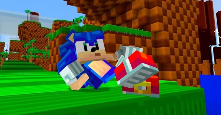 Вышло дополнение «Соник» для Minecraft