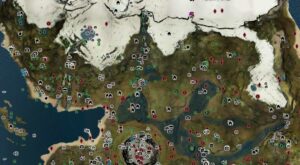 Интерактивная карта The Forest — остров, предметы, еда, пещеры