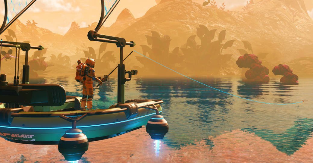 Для No Man's Sky выпустили обновление 5.10 с системой рыбалки