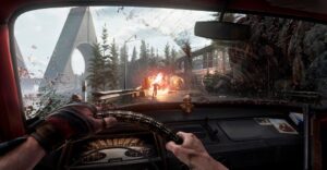 Утечка: в ролике Atomic Heart показали поездку на «Москвиче»