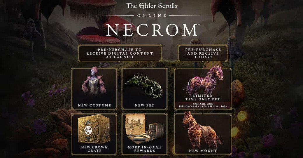 Гайд по предварительному заказу Elder Scrolls Online: Necrom