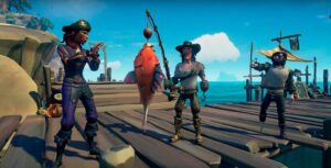 В новом трейлере Sea of Thieves показали рыбалку