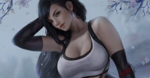 Пятничный арт на Тифу Локхарт из Final Fantasy VII