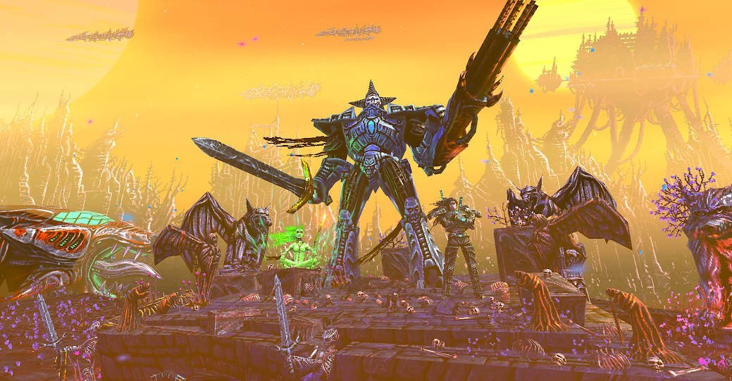 Вышел Valfaris: Mecha Therion – сайдскроллер про брутального меха
