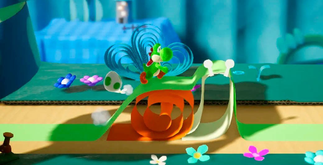 В новом трейлере показали мир Yoshi’s Crafted World