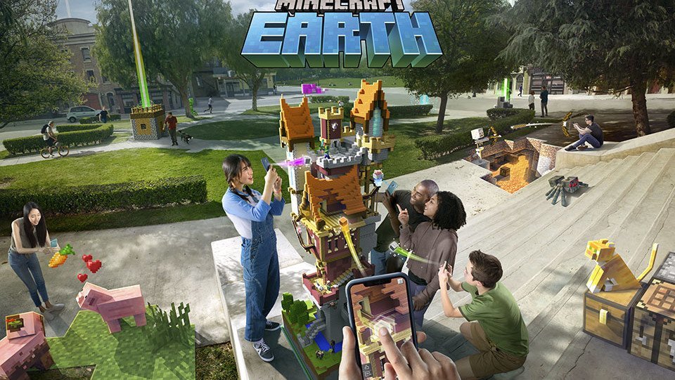 Microsoft анонсировала мобильную AR-игру Minecraft: Earth