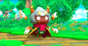 Таранза сплетет паутину в Kirby Star Allies