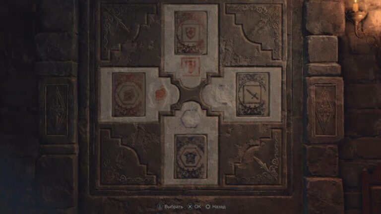 Головоломка с литографскими пластинами в Resident Evil 4 Remake