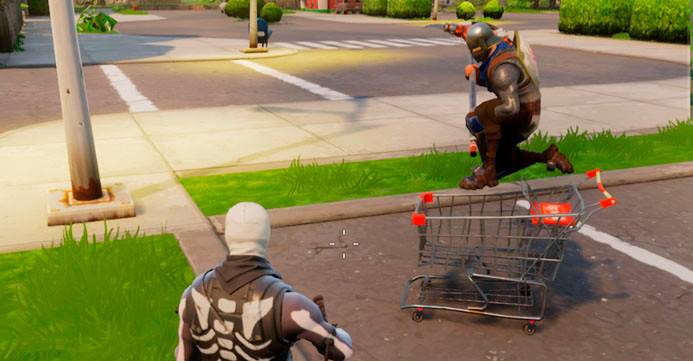 Вы сможете покататься на тележках в Fortnite