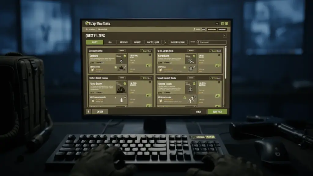 Escape from Tarkov 1.0.6.0 Adds Four-Filter Quest Search and Key Bug Fixes