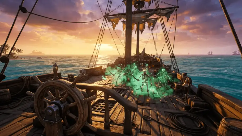 July 2026 Sea of Thieves Patch Brings Free Camera Emotes and August Events
