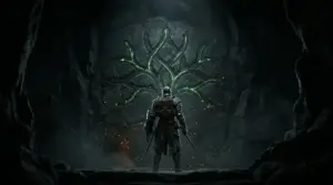 Path of Exile 2 exile facing branching ascendance paths in a dark fantasy arena