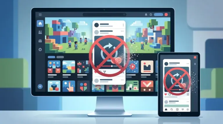 Roblox Removes Reward-Driven Scrolling Games From Kids Surfaces
